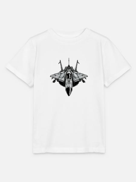 Schnelles Griffon-Flugzeug - Stanley/Stella Kinder T-Shirt MINI CREATOR  - Weiß