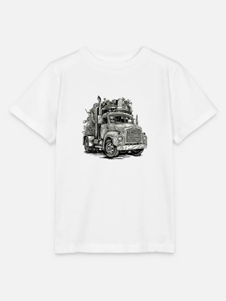 Mightymoover LKW - Stanley/Stella Kinder T-Shirt MINI CREATOR - Weiß