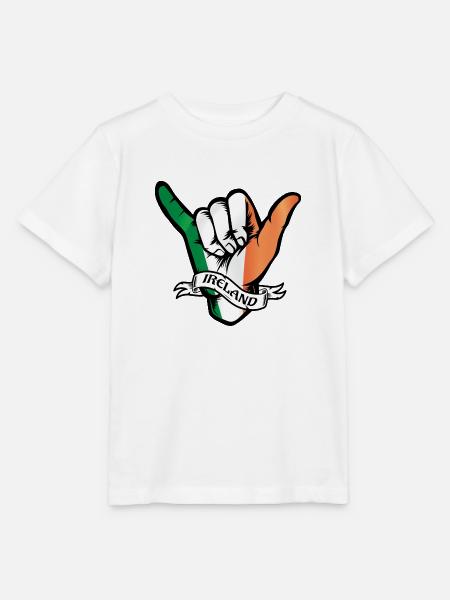 Ireland Shaka - Stanley/Stella Kinder T-Shirt MINI CREATOR - Weiß