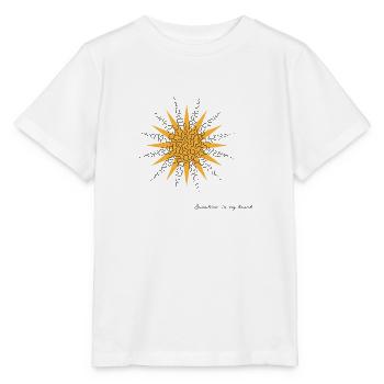 Sonnenschein in meinem Herzen - Stanley/Stella Kinder T-Shirt MINI CREATOR  - Weiß - Vorne - Maike (125cm)