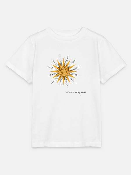 Sonnenschein in meinem Herzen - Stanley/Stella Kinder T-Shirt MINI CREATOR  - Weiß