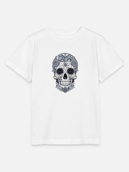 Schädel - Stanley/Stella Kinder T-Shirt MINI CREATOR - Weiß