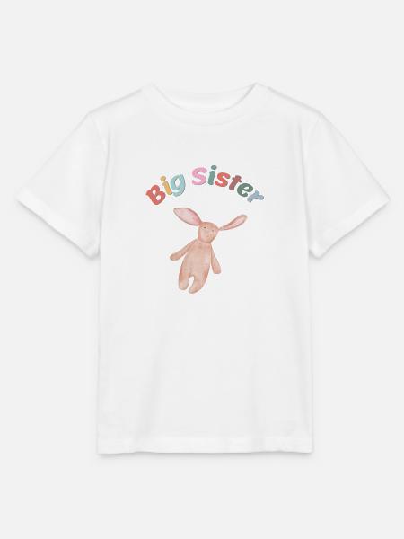 Big Sister - Stanley/Stella Kinder T-Shirt MINI CREATOR  - Weiß