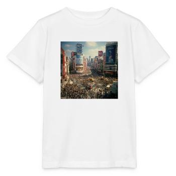 Tokyo le jour - T-shirt bio MINI CREATOR Stanley/Stella Enfant - blanc - Devant - Maike (125cm)