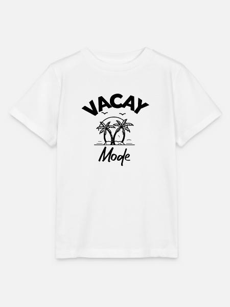 Vacay Mode - Stanley/Stella Kinder T-Shirt MINI CREATOR - Weiß