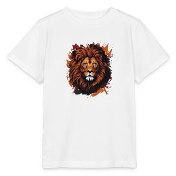 König Löwe - Stanley/Stella Kinder T-Shirt MINI CREATOR  - Weiß - Vorne - Maike (125cm)