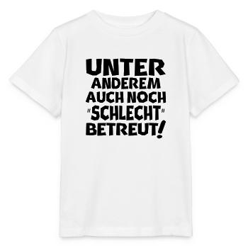 schlecht betreut - Stanley/Stella Kinder T-Shirt MINI CREATOR  - Weiß - Vorne - Maike (125cm)