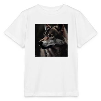 Wolf - Stanley/Stella Kinder T-Shirt MINI CREATOR  - Weiß - Vorne - Maike (125cm)