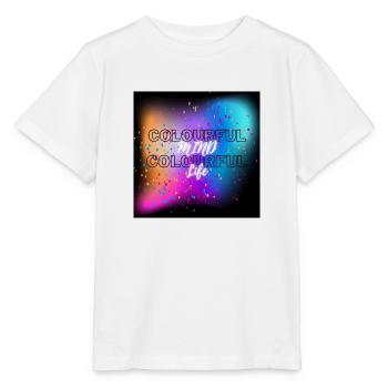 T-shirt Colorful Mind Colorful Life - T-shirt bio MINI CREATOR Stanley/Stella Enfant - blanc - Devant - Maike (125cm)