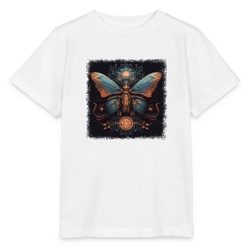 geek butterflies fauna birthday present bday - Stanley/Stella Kinder T-Shirt MINI CREATOR  - Weiß - Vorne - Maike (125cm)