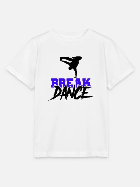 break dance - Stanley/Stella Kinder T-Shirt MINI CREATOR  - Weiß