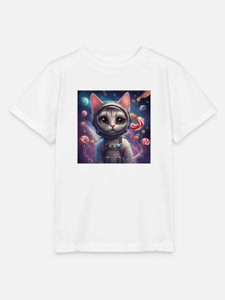 Katze Katze Katze - Stanley/Stella Kinder T-Shirt MINI CREATOR  - Weiß