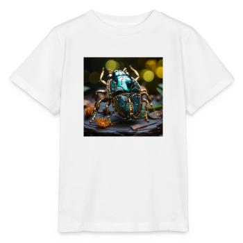 Aqua Scarabée - T-shirt bio MINI CREATOR Stanley/Stella Enfant - blanc - Devant - Maike (125cm)