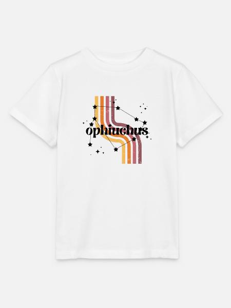 Ophiuchus Retro-Horoskop - Stanley/Stella Kinder T-Shirt MINI CREATOR  - Weiß