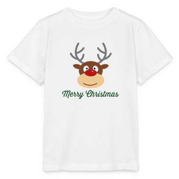 Joyeux Noël - T-shirt bio MINI CREATOR Stanley/Stella Enfant - blanc - Devant - Maike (125cm)