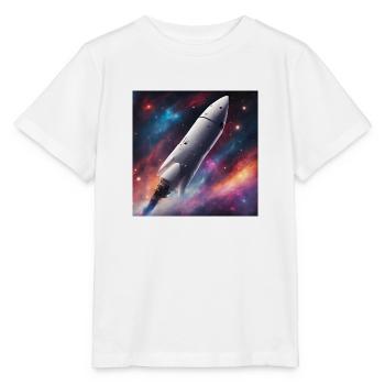 Space Craft - Stanley/Stella Kinder T-Shirt MINI CREATOR  - Weiß - Vorne - Maike (125cm)