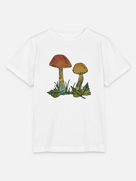 Pilze - Stanley/Stella Kinder T-Shirt MINI CREATOR - Weiß