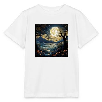 Vintage Poster Design tree - Stanley/Stella Kinder T-Shirt MINI CREATOR  - Weiß - Vorne - Maike (125cm)