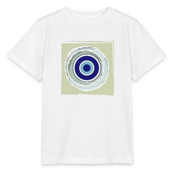 oeil de protection fun fun fun - T-shirt bio MINI CREATOR Stanley/Stella Enfant - blanc - Devant - Maike (125cm)