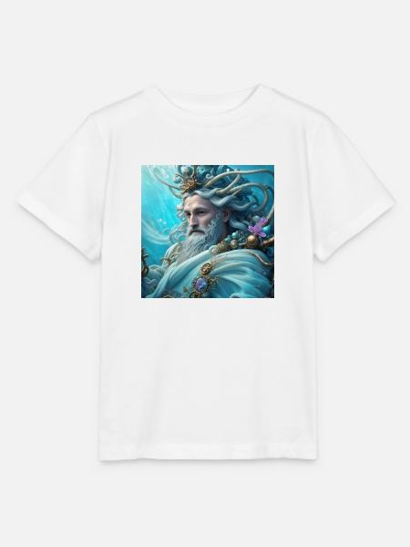 Neptun - Stanley/Stella Kinder T-Shirt MINI CREATOR  - Weiß