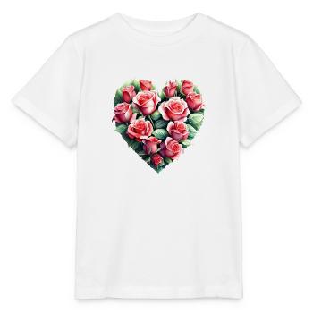 Verlobung Valentinstag Liebe Muttertag Hochzeit - Stanley/Stella Kinder T-Shirt MINI CREATOR  - Weiß - Vorne - Maike (125cm)