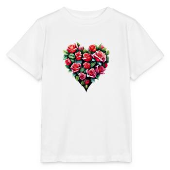Muttertag Valentinstag Hochzeit Liebe Verlobung - Stanley/Stella Kinder T-Shirt MINI CREATOR  - Weiß - Vorne - Maike (125cm)