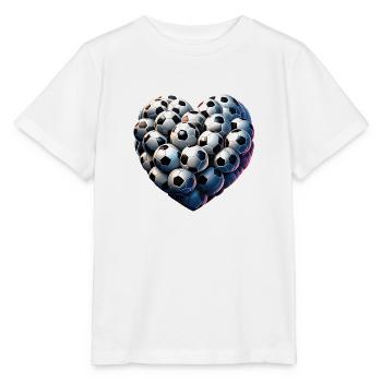 Fußballmannschaft Fußballdesign Fußballspieler - Stanley/Stella Kinder T-Shirt MINI CREATOR  - Weiß - Vorne - Maike (125cm)