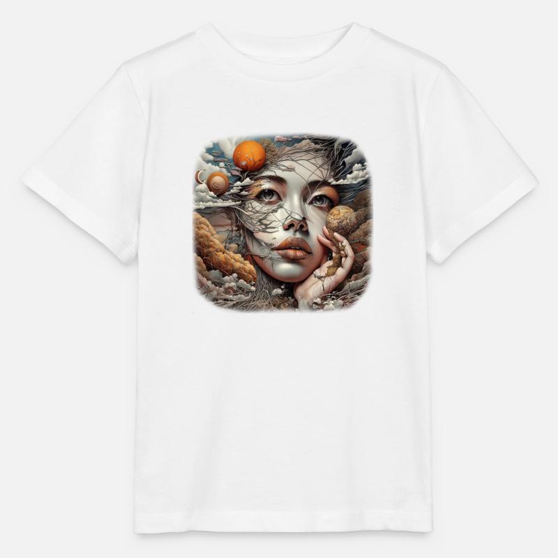 Déesse Devine - T-shirt bio MINI CREATOR Stanley/Stella Enfant - blanc