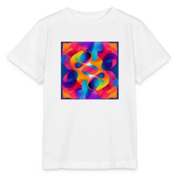 Abstrakt - Stanley/Stella Kinder T-Shirt MINI CREATOR  - Weiß - Vorne - Maike (125cm)