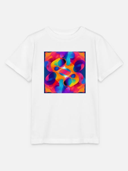 Abstrakt - Stanley/Stella Kinder T-Shirt MINI CREATOR  - Weiß
