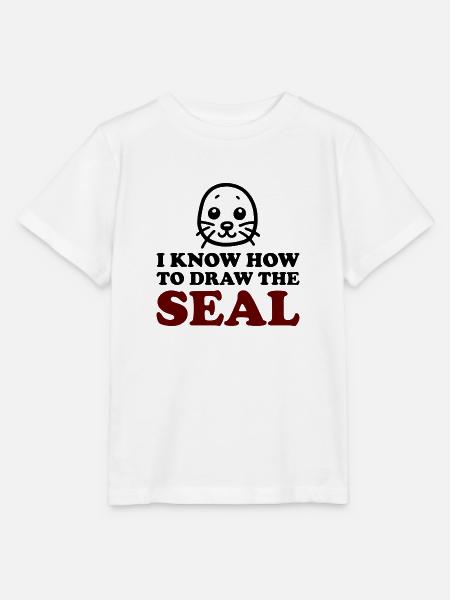 The Seal - Stanley/Stella Kinder T-Shirt MINI CREATOR - Weiß