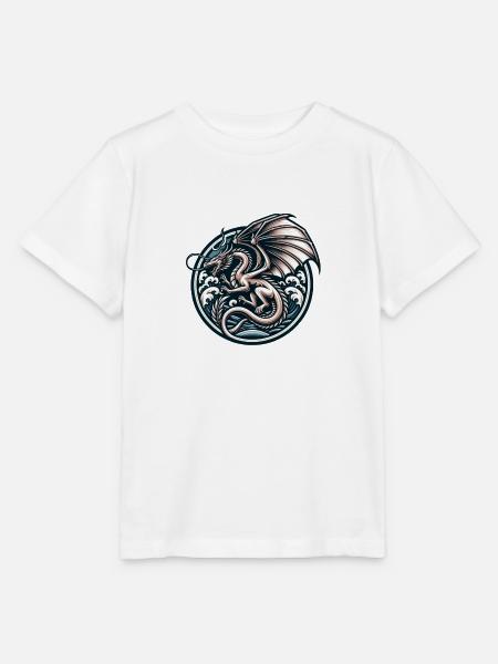 Wunderschönes Drachen-Design - Stanley/Stella Kinder T-Shirt MINI CREATOR - Weiß