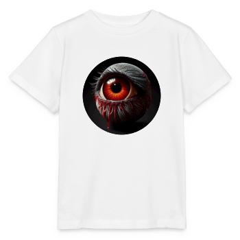 Auge Satanisch Dunkler Charakter Grausam - Stanley/Stella Kinder T-Shirt MINI CREATOR  - Weiß - Vorne - Maike (125cm)