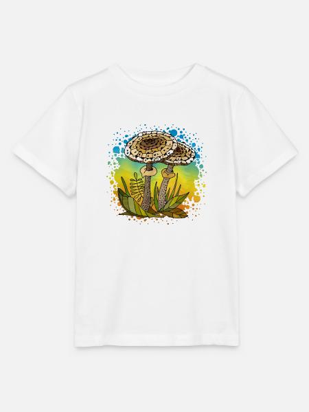 Pilze - Stanley/Stella Kinder T-Shirt MINI CREATOR - Weiß