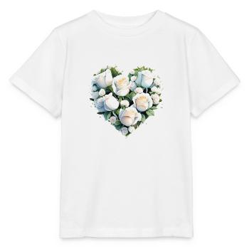 Wedding, Love, Valentine's Day, Engagement, Mother's Day - Stanley/Stella MINI CREATOR Kids’ T-Shirt - white - Front - Maike (125cm)