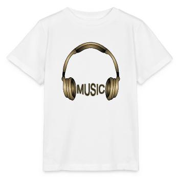 Earphone - Stanley/Stella MINI CREATOR Kids’ T-Shirt - white - Front - Maike (125cm)