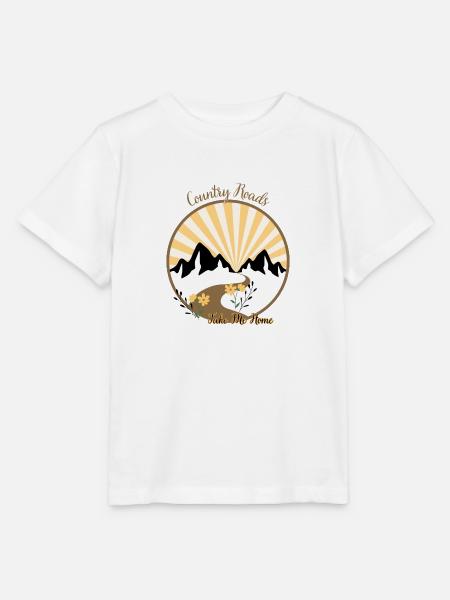 Country Roads - Stanley/Stella Kinder T-Shirt MINI CREATOR - Weiß
