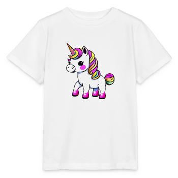 Licornes Licorne Animal mythique Fille Créatures mythiques - T-shirt bio MINI CREATOR Stanley/Stella Enfant - blanc - Devant - Maike (125cm)