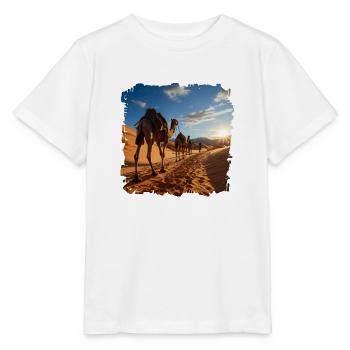 Der Ursprung der Karawanen liegt im alten Orient - Stanley/Stella Kinder T-Shirt MINI CREATOR  - Weiß - Vorne - Maike (125cm)