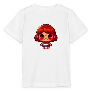 Stubborn girl - Stanley/Stella MINI CREATOR Kids’ T-Shirt - white - Front - Maike (125cm)