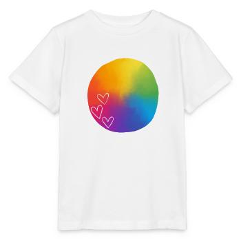 Rempli de cœur - T-shirt bio MINI CREATOR Stanley/Stella Enfant - blanc - Devant - Maike (125cm)