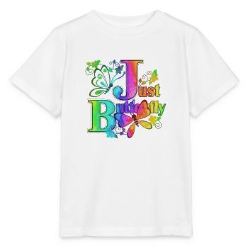 Colorful Butterfly Flowers Colorful Insect Dream Dream - Stanley/Stella MINI CREATOR Kids’ T-Shirt - white - Front - Maike (125cm)