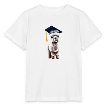 Baccalauréat Certificat de fin d’études supérieures Études d’alpaga - T-shirt bio MINI CREATOR Stanley/Stella Enfant - blanc - Devant - Maike (125cm)