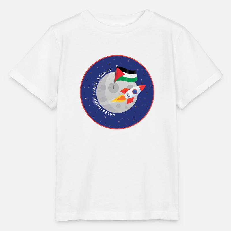 Agence spatiale palestinienne - T-shirt bio MINI CREATOR Stanley/Stella Enfant - blanc