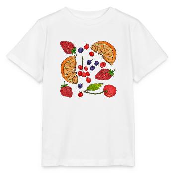 Obst - Stanley/Stella Kinder T-Shirt MINI CREATOR  - Weiß - Vorne - Maike (125cm)