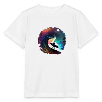 Wellenreiter - Stanley/Stella Kinder T-Shirt MINI CREATOR  - Weiß - Vorne - Maike (125cm)