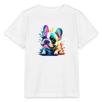 Bulldog Dogs Dog Owner Dog Owner - Stanley/Stella MINI CREATOR Kids’ T-Shirt - white - Front - Maike (125cm)