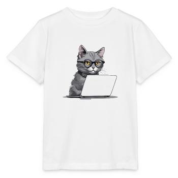 Schüler-Chat - Stanley/Stella Kinder T-Shirt MINI CREATOR  - Weiß - Vorne - Maike (125cm)