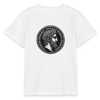 Antique Coin - Persian Drawing (Iran) - Stanley/Stella MINI CREATOR Kids’ T-Shirt - white - Front - Maike (125cm)