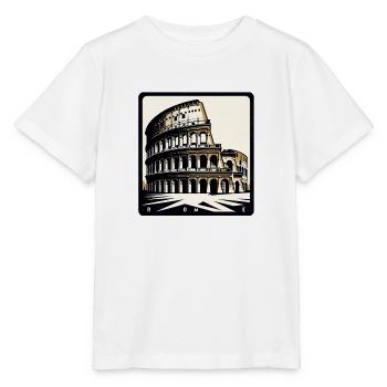 Colosseum in Rome - Stanley/Stella MINI CREATOR Kids’ T-Shirt - white - Front - Maike (125cm)